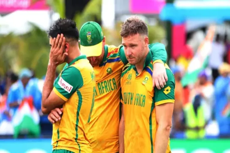 South African batter David Miller and his teammates broke into tears 