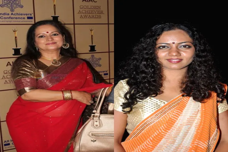 Actors Himani Shivpuri and Neha Joshi