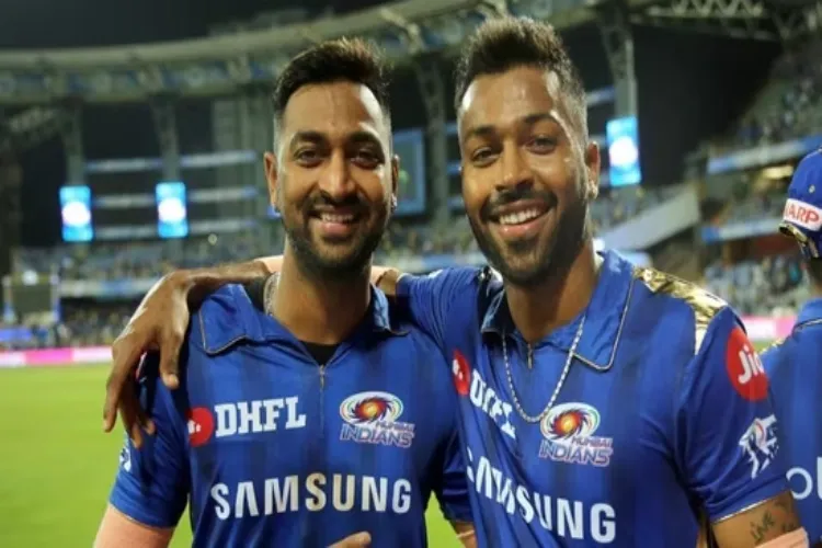 Cricketers Krunal Pandya and Hardik Pandya