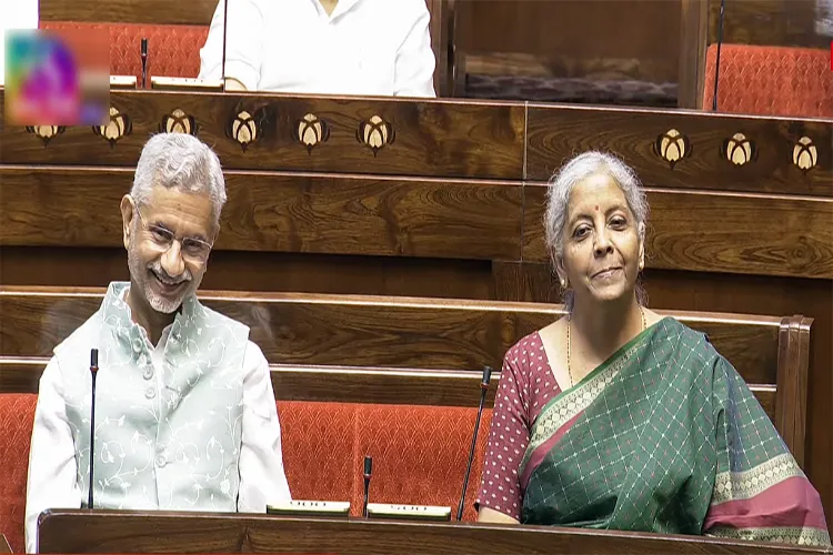 EAM S Jaishankar with FM Nirmala Sitharaman