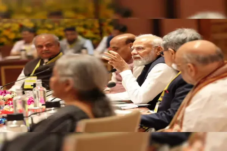 Prime Minister Narendra Modi headed the 8th Governing Council Meeting of Niti Aayog (Image: Niti Aayog)