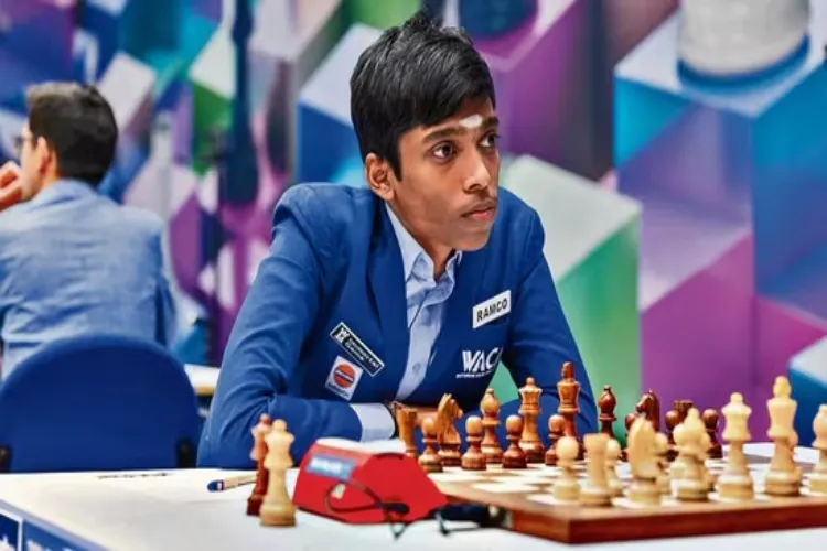 Indian Grandmaster Praggnanandhaa is no 8 in the world ranking (Image HT)