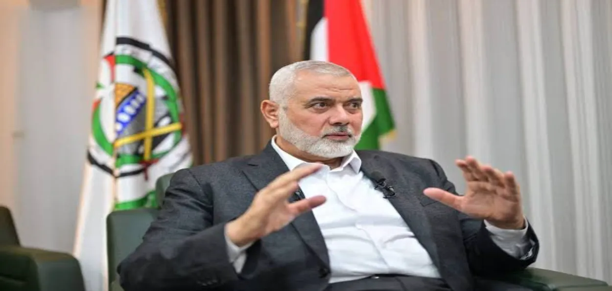 Hamas Politiburo chief Ismail Haniyeh before his death in Tehran