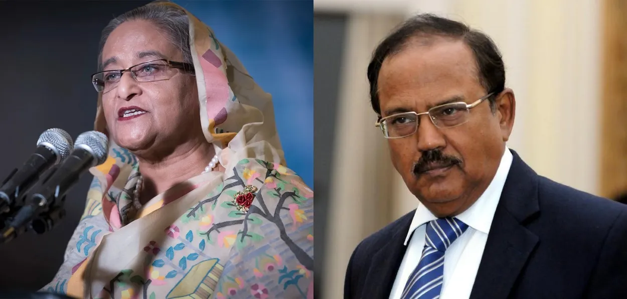 Sheikh Hasina and NSA Ajit Doval