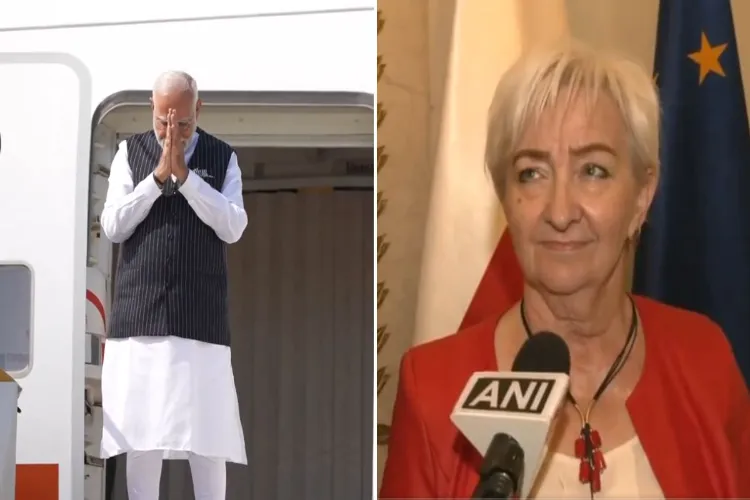  Lodz Governor Dorota Ryl and PM Modi