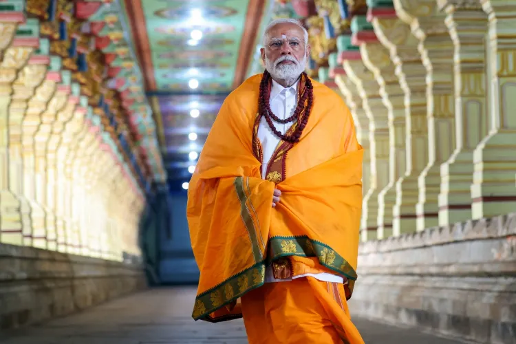 Prime Minister Modi in a traditional attire