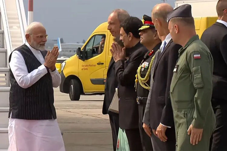 Prime Minister Narendra Modi in Warsaw