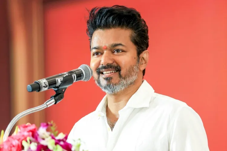 Actor Vijay Unveils TVK party flag, pledges Tamil Nadu's development