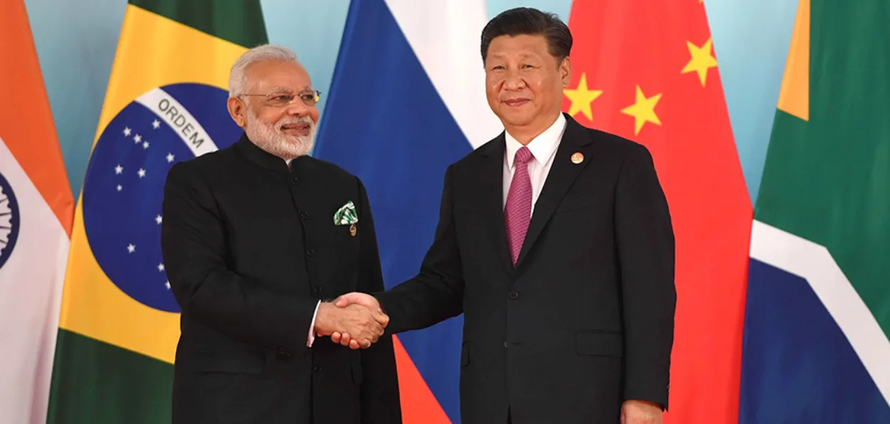 Prime Minister Narendra Modi and Chiunese Premier Xi Jinping