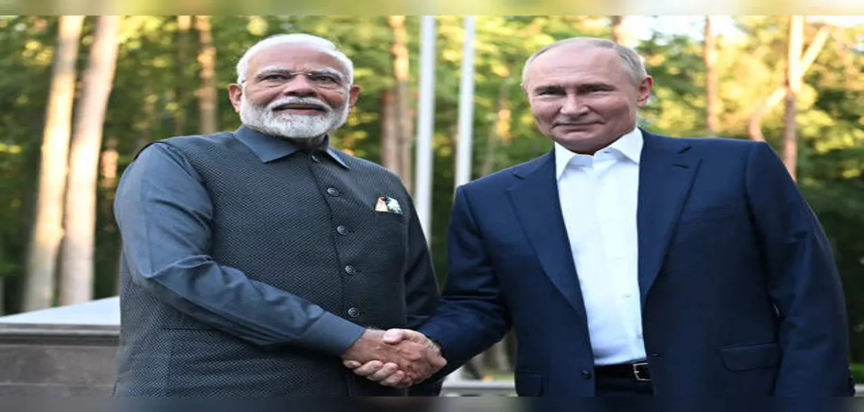 Prime Minister Narendra Modi and President Vladimir Putin