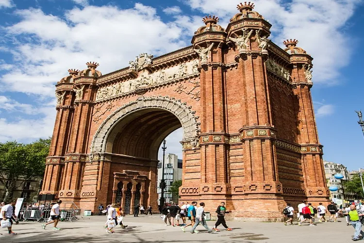 A monument in Barcelora, Spain