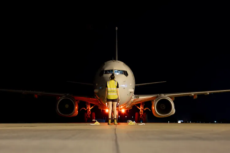 Indian Navy's P-8I arrives in Darwin