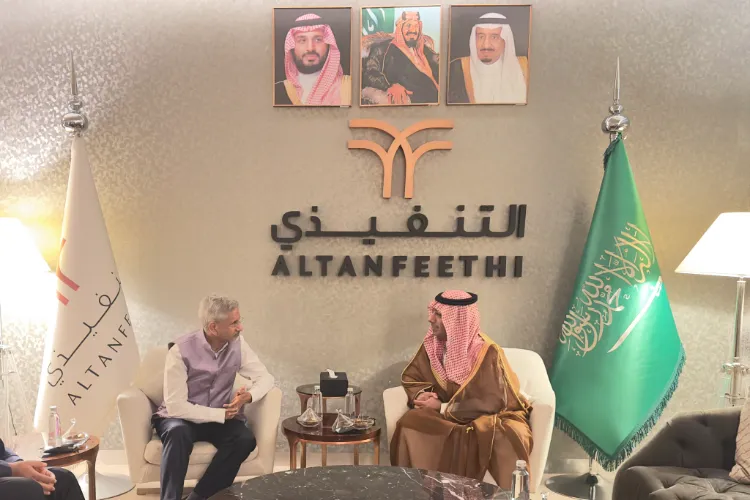 External Affairs Minister, S. Jaishankar with Abdulmajeed Al Smari, Deputy Minister for Protocol Affairs