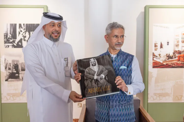 External Affairs Minister Dr S Jaishankar visiting the national Museum in Riyadh