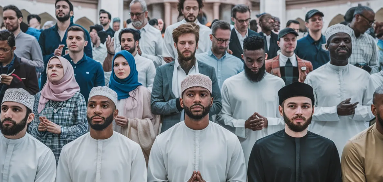 Muslims from diverse cultures