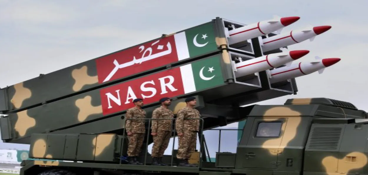 Pakistan displaying its missiles on National Day in Islamabad