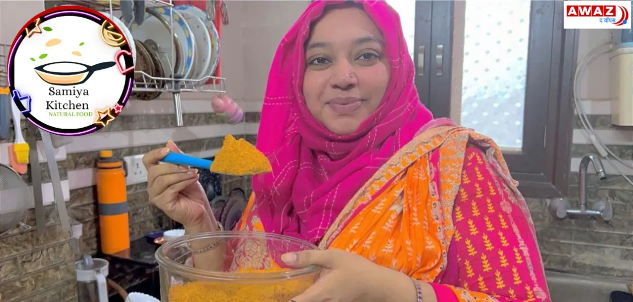 Samiya Khan in her Kitchen