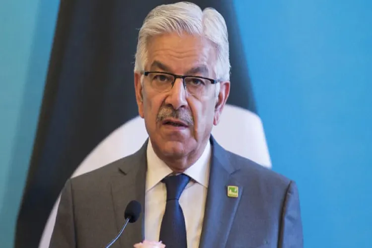 Pakistani Defence Minister Khawaja Asif 