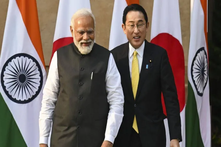 Prime Minister Narendra Modi with Japanese Prime Minister Fumio Kishida 