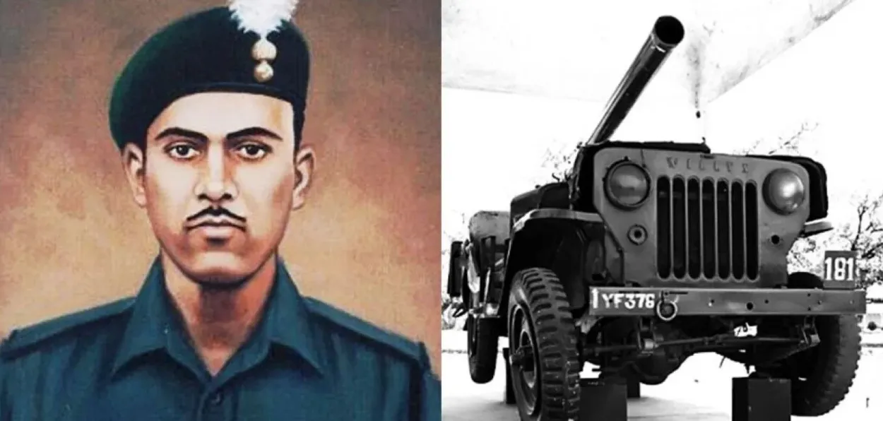 Veer Abdul Hamid and his jeep