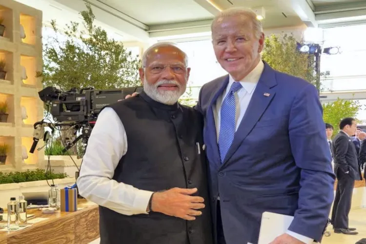 Prime Minister Narendra Modi and Joi Biden