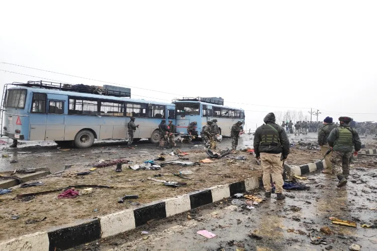 Scene of Pulwama Attack