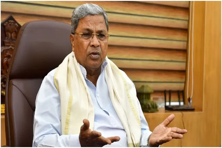 Chief Minister Siddaramaiah