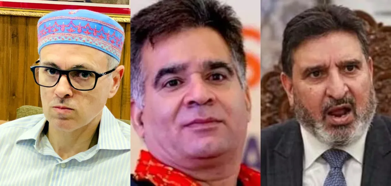 key contestants; Omar Abdullah, Ravinder Raina and Altaf Bukhari