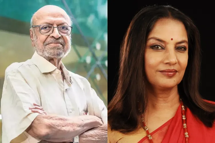 Director Shyam Benegal and Actor Shabana Azmi