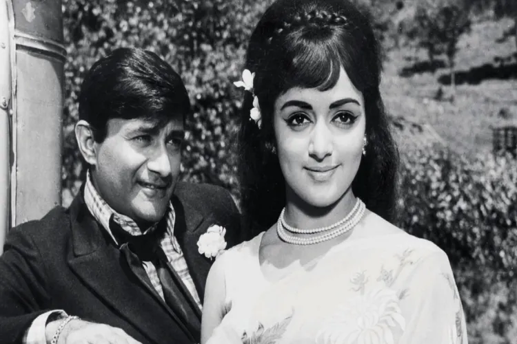 Late actor Dev Anand and Actor Hema Malini