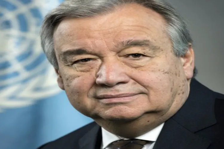 UN Secretary general Antonio Guterres 