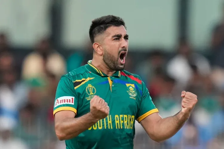 South Africa men’s left-arm wrist-spinner Tabraiz Shamsi