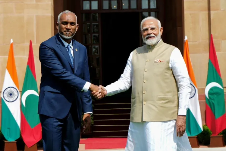 Prime Minister Narendra Modi and President Mohammad Muizzu