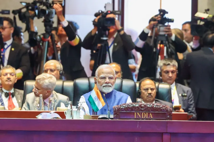 Prime Minister Narendra Modi at the 19th East Asia Summit being in Vientiane, Lao PDR