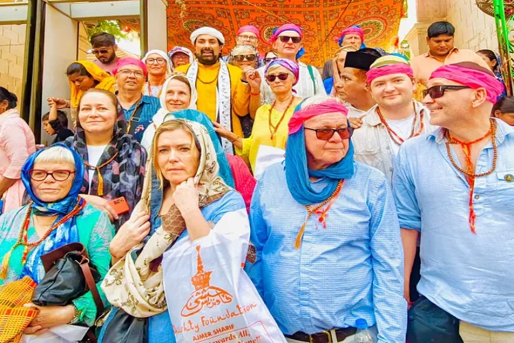 European Union delegates at Ajmer Sharif