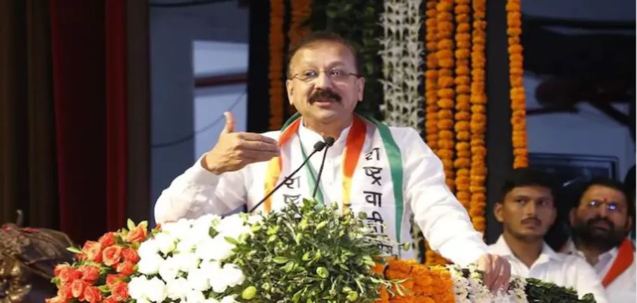 Nationalist Congress Party (NCP) leader Baba Siddique 