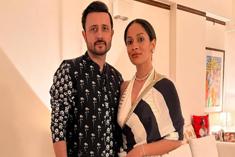 Masaba Gupta with husband Satyadeep Mishra