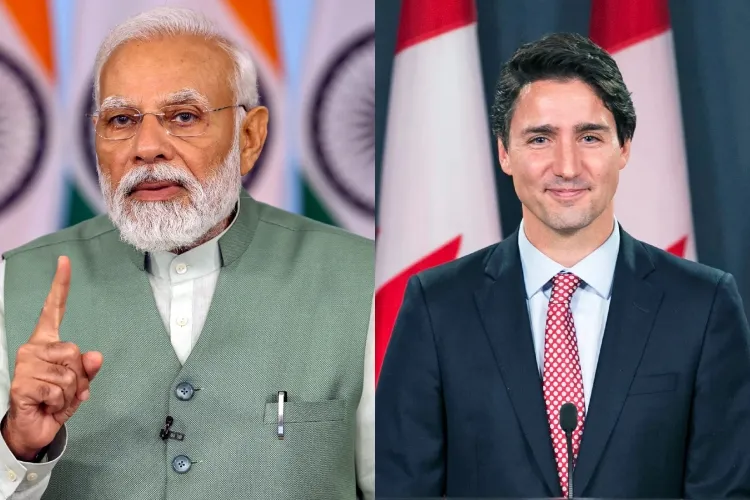 Prime Minister Narendra Modi and Justin Trudeau