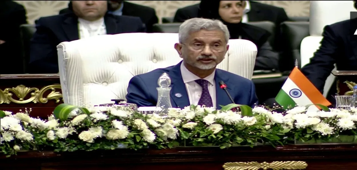 External Affairs Minister Dr S Jaishankar speaking at the SCO Summit in islamabad