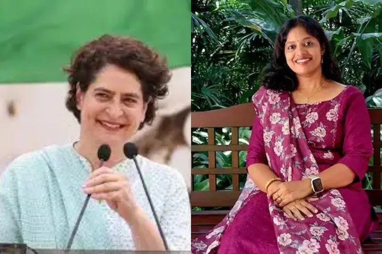 OPriyanka Gandhi Vadra and Navya haridas