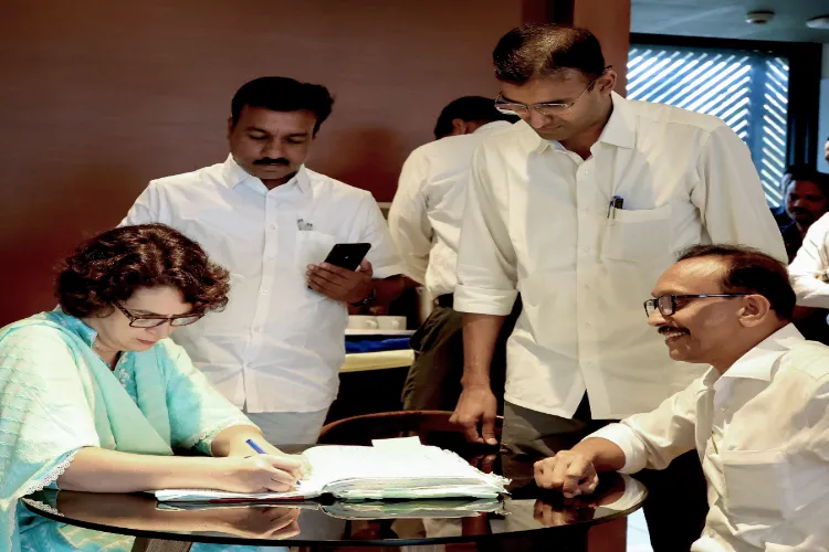 Priyanka Gandhi Vadra files her nomination for Waynad bypoll