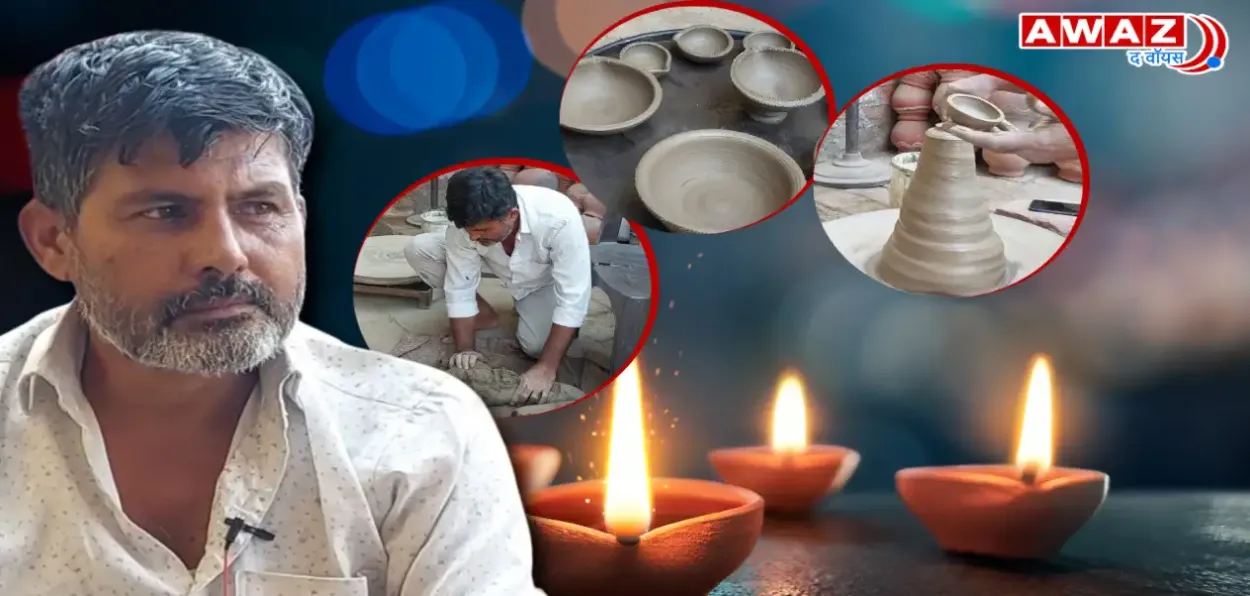 Aslam Hussain, diya maker