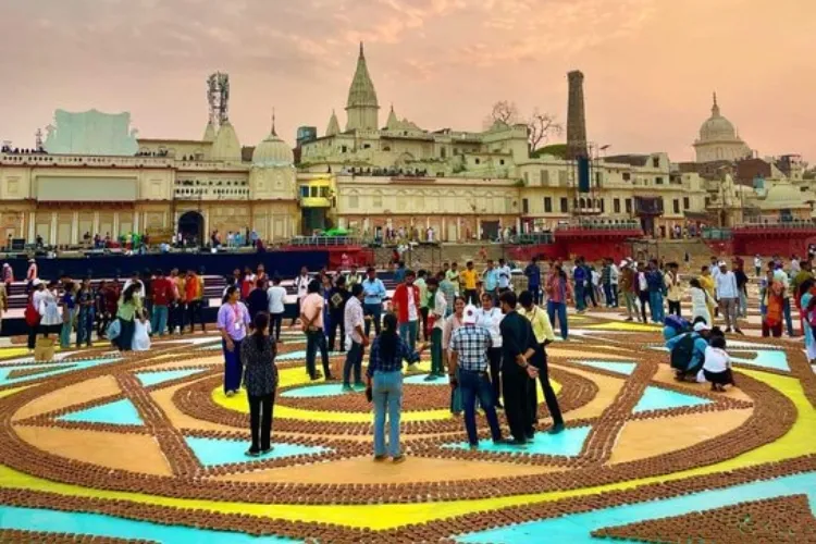 Preparations for Deepotsav in Ayodhya, Uttar Pradesh