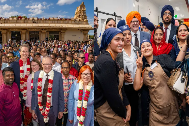 Australian Prime Minister Anthony Albanese  celebrating Diwali and Bandi Chor