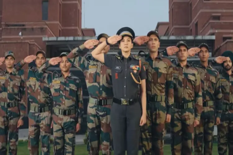 Gauahar Khan in a scene from Fauji 2 serial