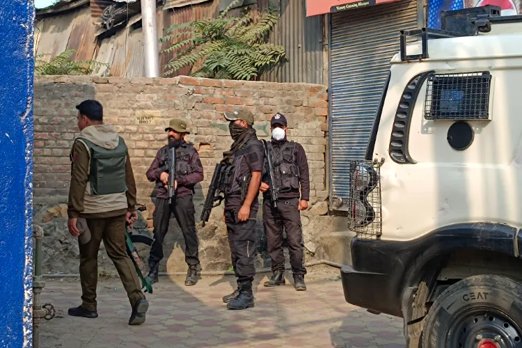 Security Forces at Nowhatta, Srinagar downtown