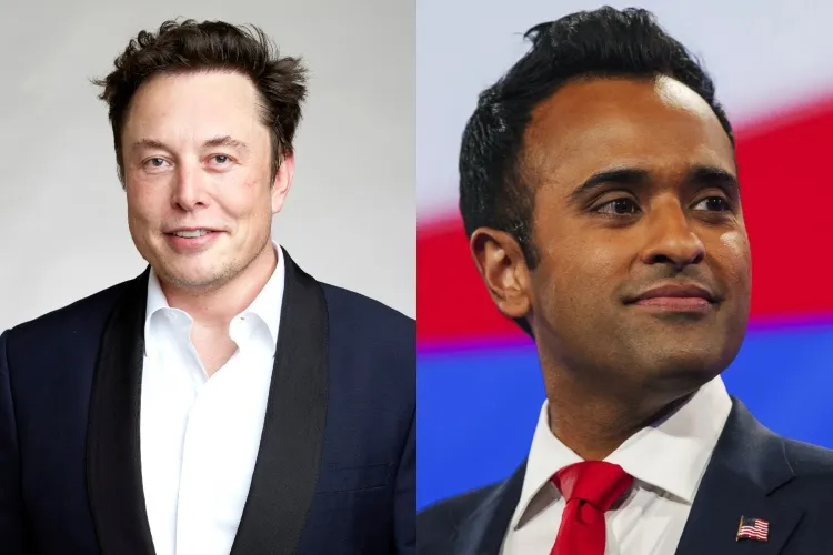 Elon Musk and Vivek Ramaswamy