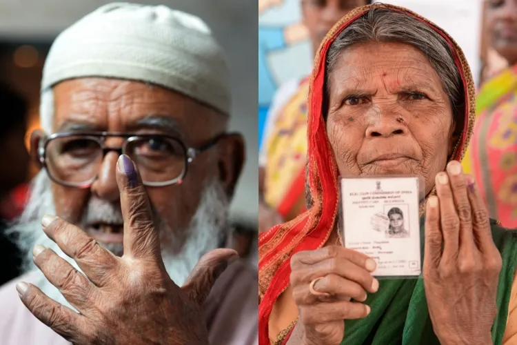 Citizens get clicked after casting vote in Bengaluru