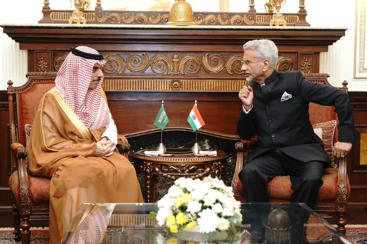 External Affairs Minister S Jaishankar met his Saudi counterpart, Faisal bin Farhan Al Saud