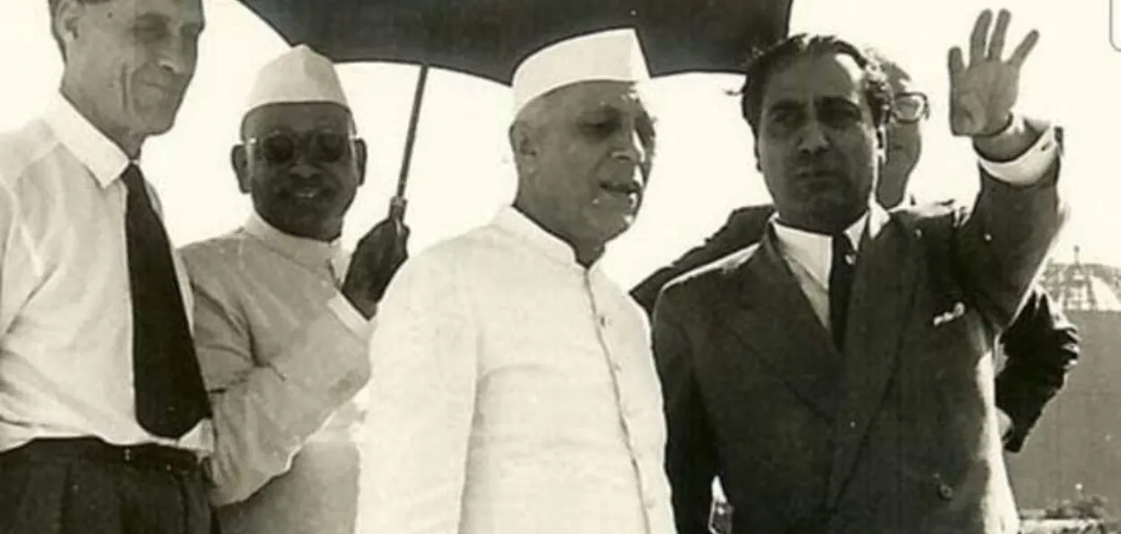 Jawaharlal Nehru with Homi Jehangir Bhabha